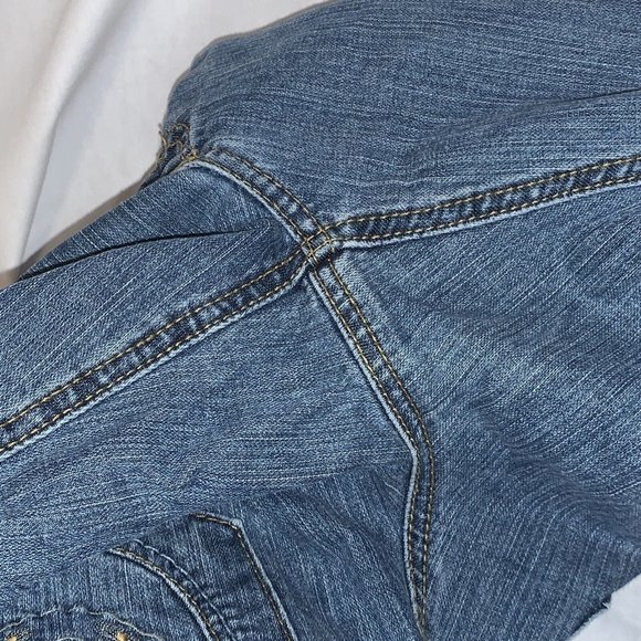 VF Jeanswear 20X Denim Blue Jean Size 9/10 x 32 Horse/Horseshoe On Back Pocket - Picture 15 of 15